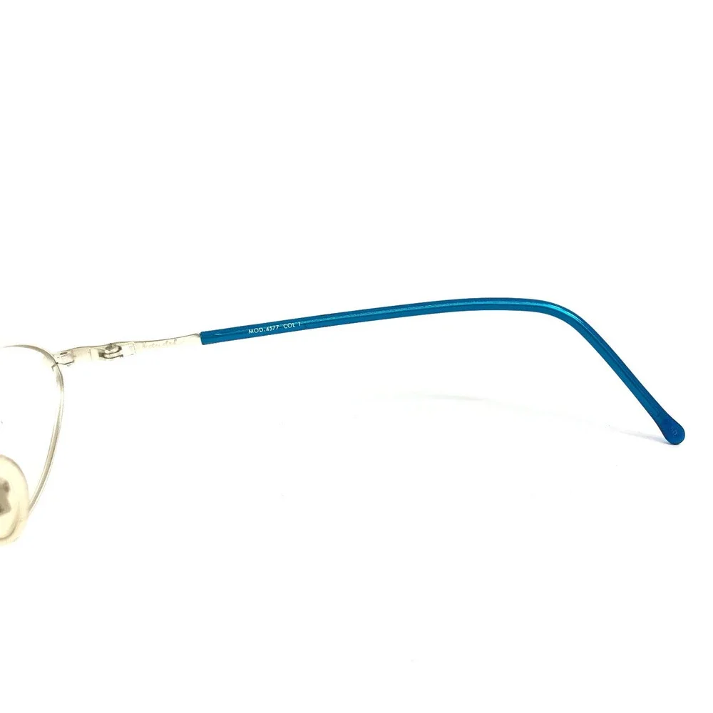 Brendel Eyeglasses Frames MOD.4577 COL.1 Blue Matte Silver Wire Rim 50-21-140
